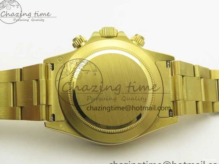 MiroTime 0307 Daytona 116589RBOW YG Rainbow Crystal BLF Best Edition Black Dial on YG Bracelet A ZeroBulk 3352